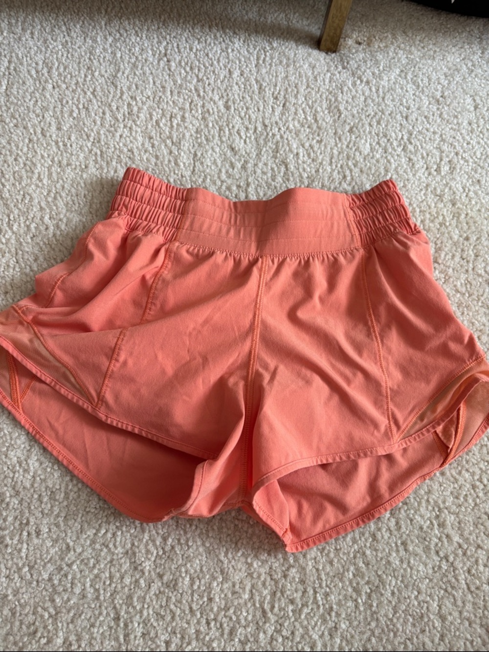 lululemon athletica Coral Athletic Running Shorts